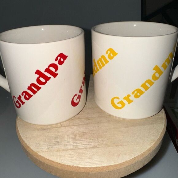 GRANDPA GRANDMA COFFEE CUPS - Picture 2 of 2